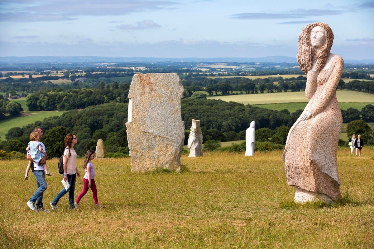 La Vallée des saints à Carnoët