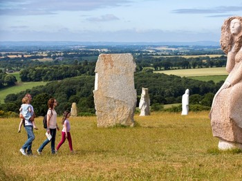 La Vallée des saints à Carnoët