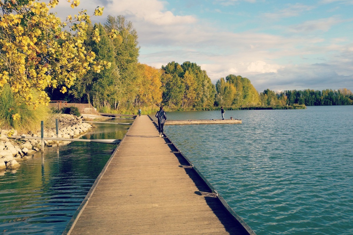 Le parc naturel de Passeligne à Boé