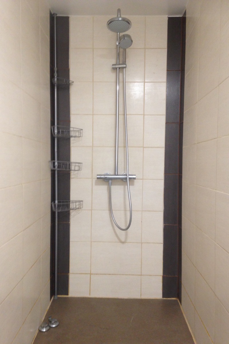 La douche à l'italienne