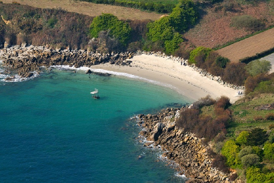 Plage de Traon Erc´h, à 600 m de la location