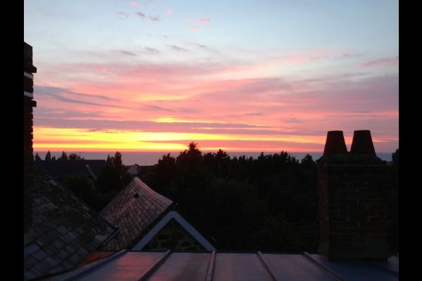 Couchers de soleil magnifiques depuis le 2ème étage