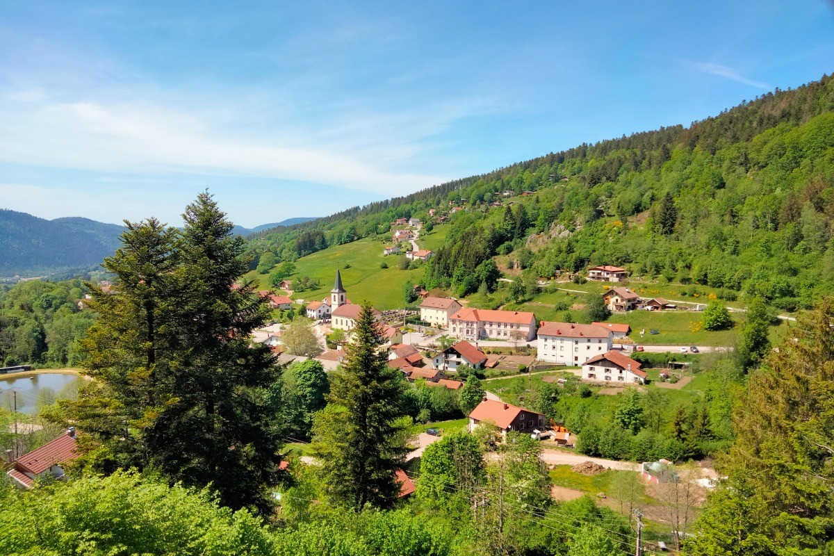 Vue sur Planois, commune de Basse-sur-le Rupt