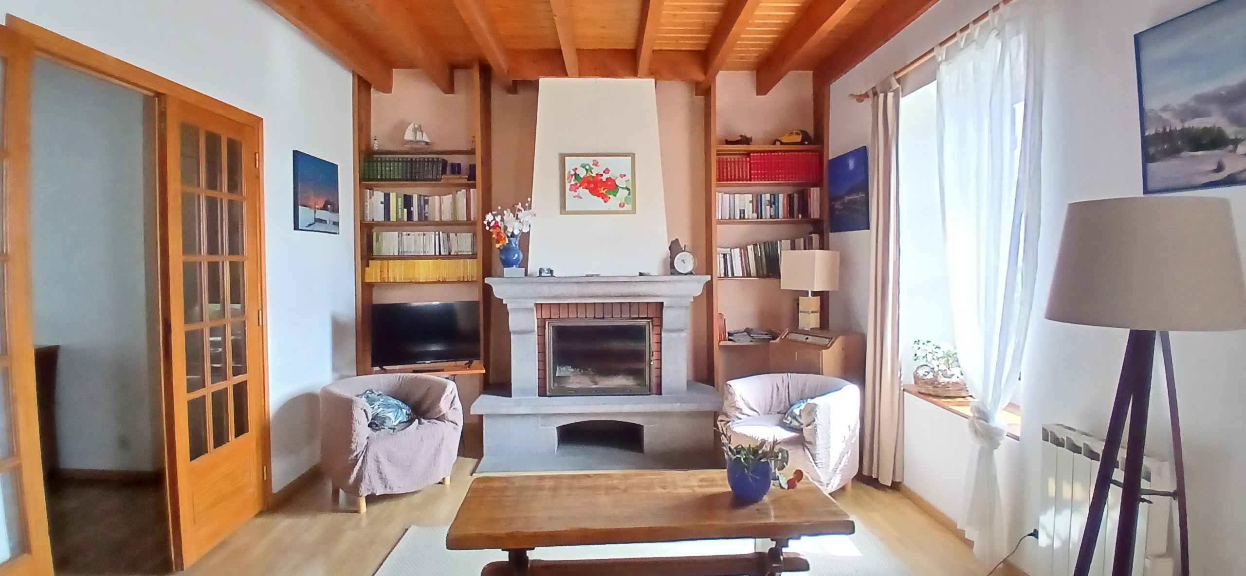 Solagnat holiday cottage, in Orcines, Puy-de-Dôme: The living room
