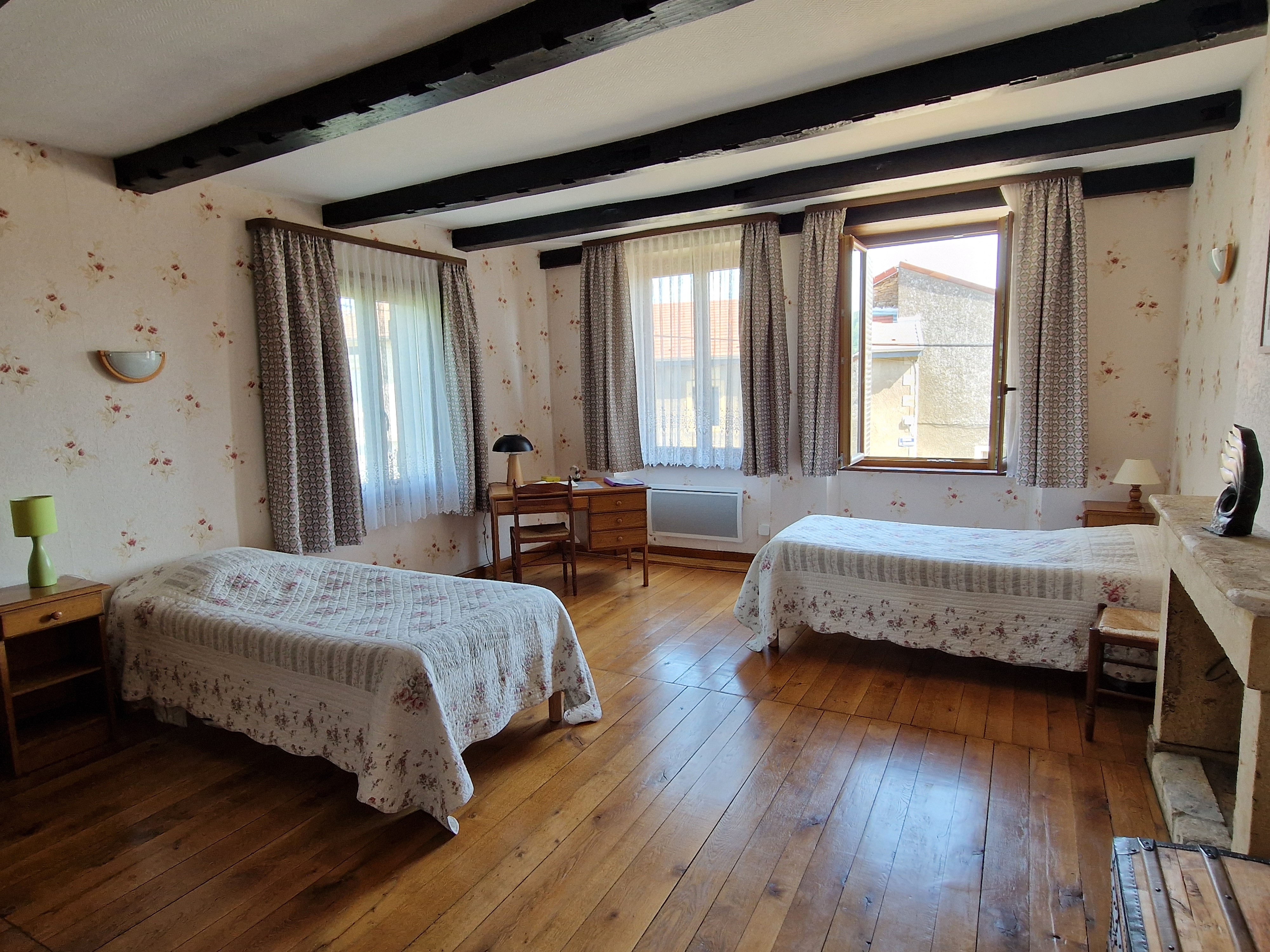 Chambre double - Chambre d'hôtes l'An 12 - Orchidée