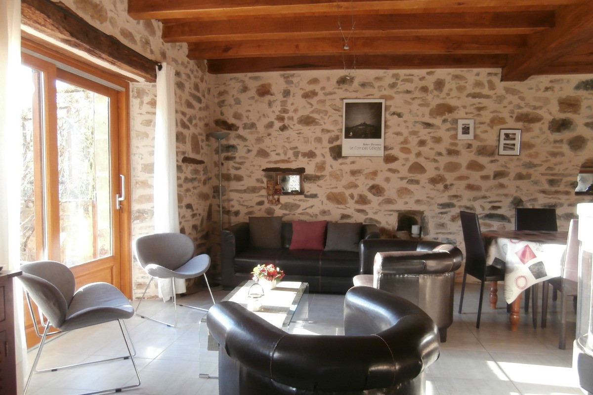 coin salon gîte de Trézagou St Céré LOT 46400