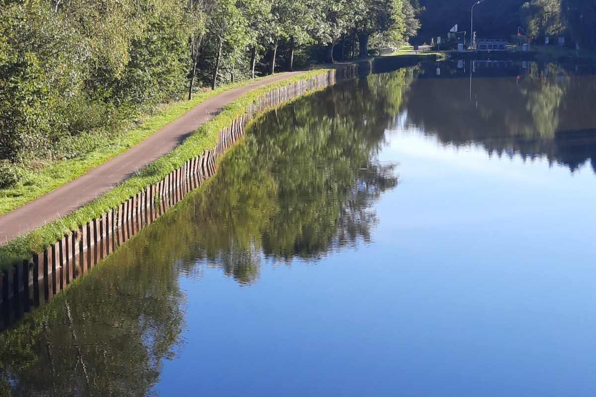 Canal des Vosges et sa voie verte, la "Voie Bleue" à 2 min du Gîte - Le Chanot