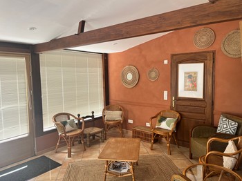 Véranda avec accès piscine