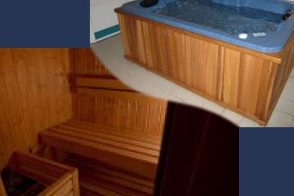 Jacuzzi et Sauna du chalet (privatifs)