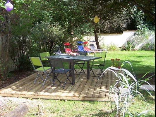 Terrasse aménagée - Gites de Ban Appartement Salamandre