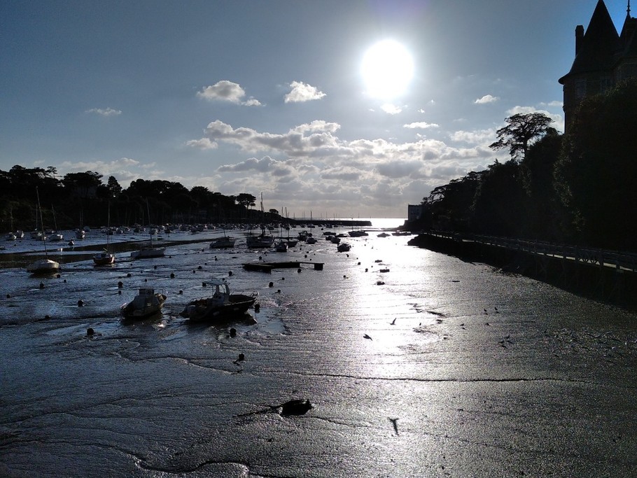 Des couchers de soleil romantiques...