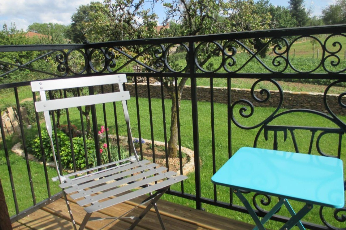 vue du balcon, chambre 2