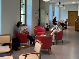 Abbaye de Saint Rambert en Bugey - La bibliothèque, bulle de calme