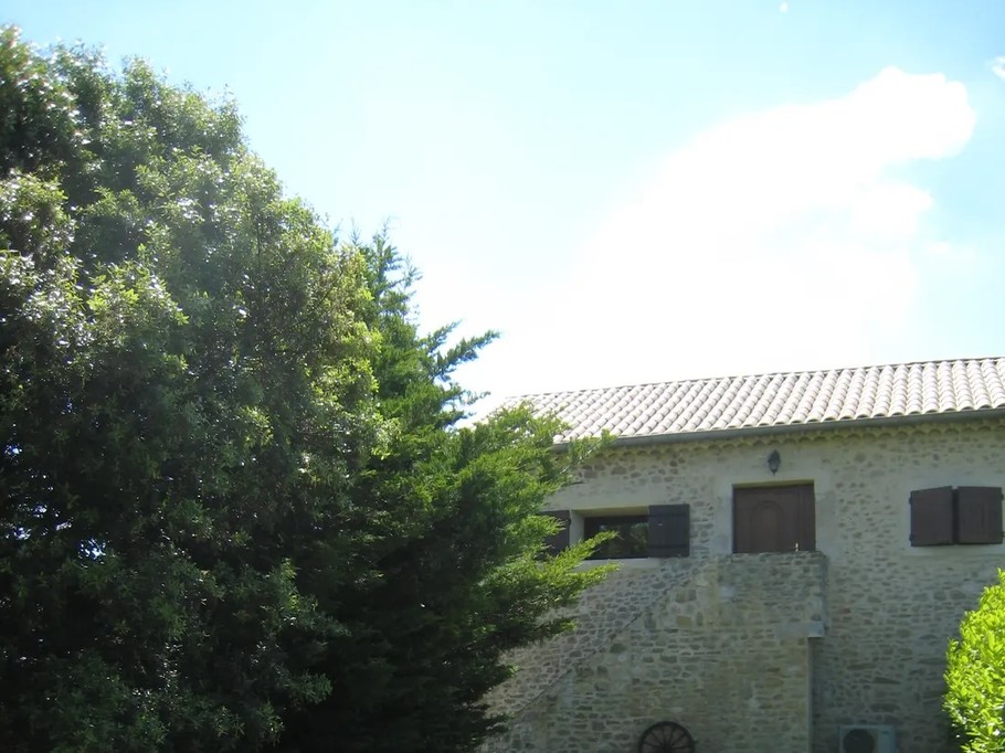 View of the private garden