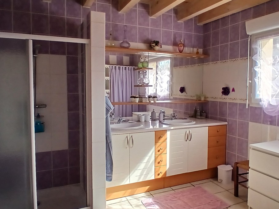 Gîte "Aupredubois", Saint Ours les Roches, Puy de Dôme, Salle d'eau