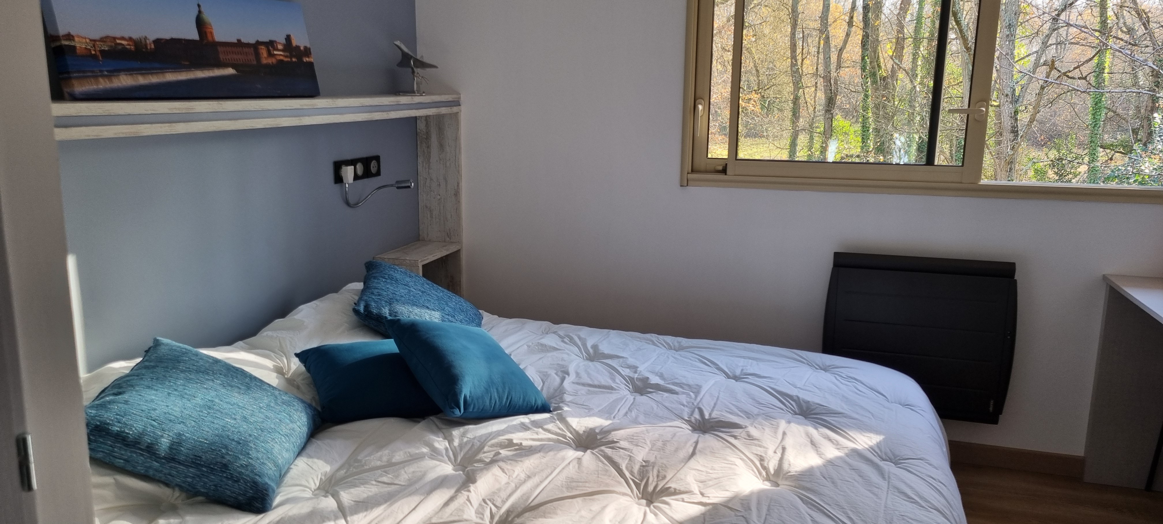 La chambre vue sur la nature