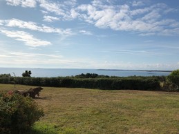 La vue mer depuis le jardin