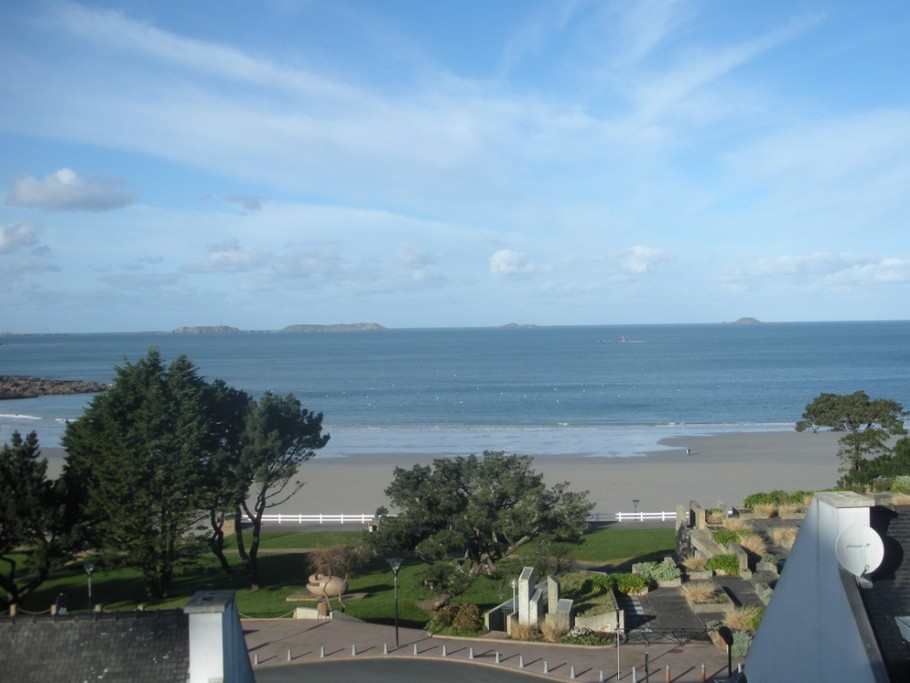 Vue mer depuis la chambre des enfants.