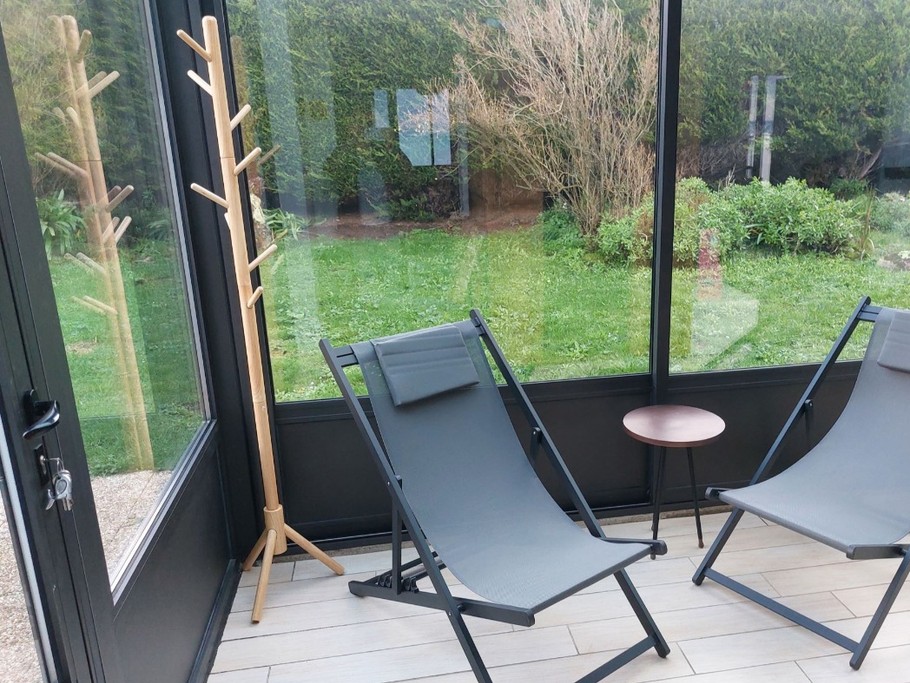 Entrée sous veranda