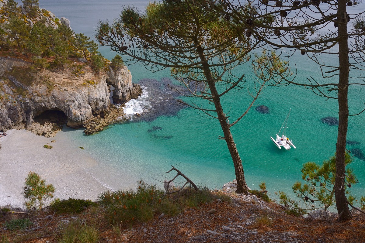 Plage de l'île vierge