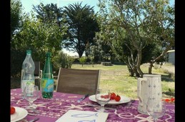 La terrasse et le jardin, sans vis à vis, plein sud