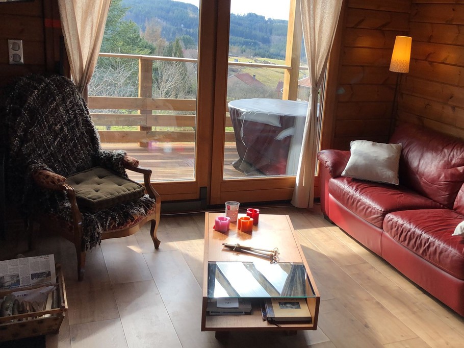 Salon/ séjour - Gîte chalet paisible