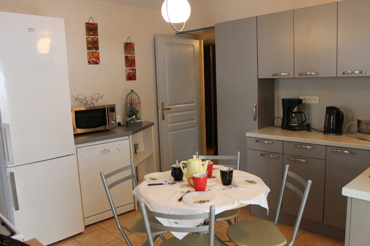 Cuisine intégrée  - Gîte Chez Claude et Béatrice
