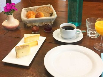French luxury breakfast