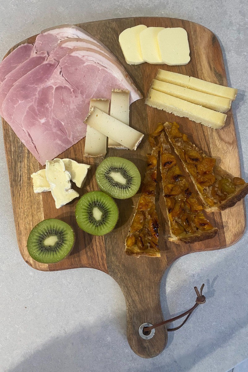 Le plateau petit déjeuner