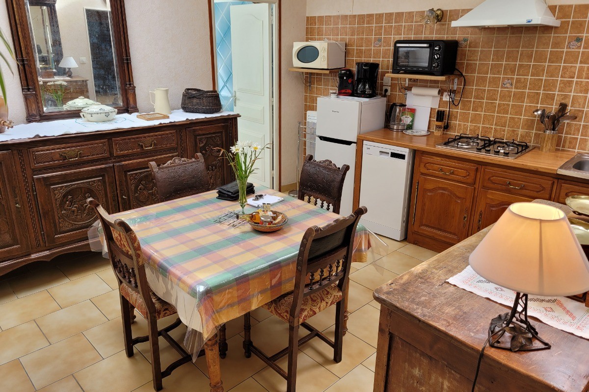 Gîte Mayline, la cuisine indépendante au RDC