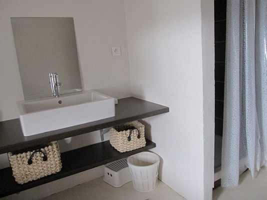 salle de bain vasque, miroir