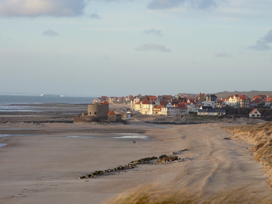 Le village d'Ambleteuse, coco beach  et les dunes de la Slack.