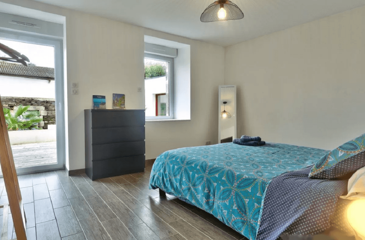 Chambre 1 avec accès terrasse