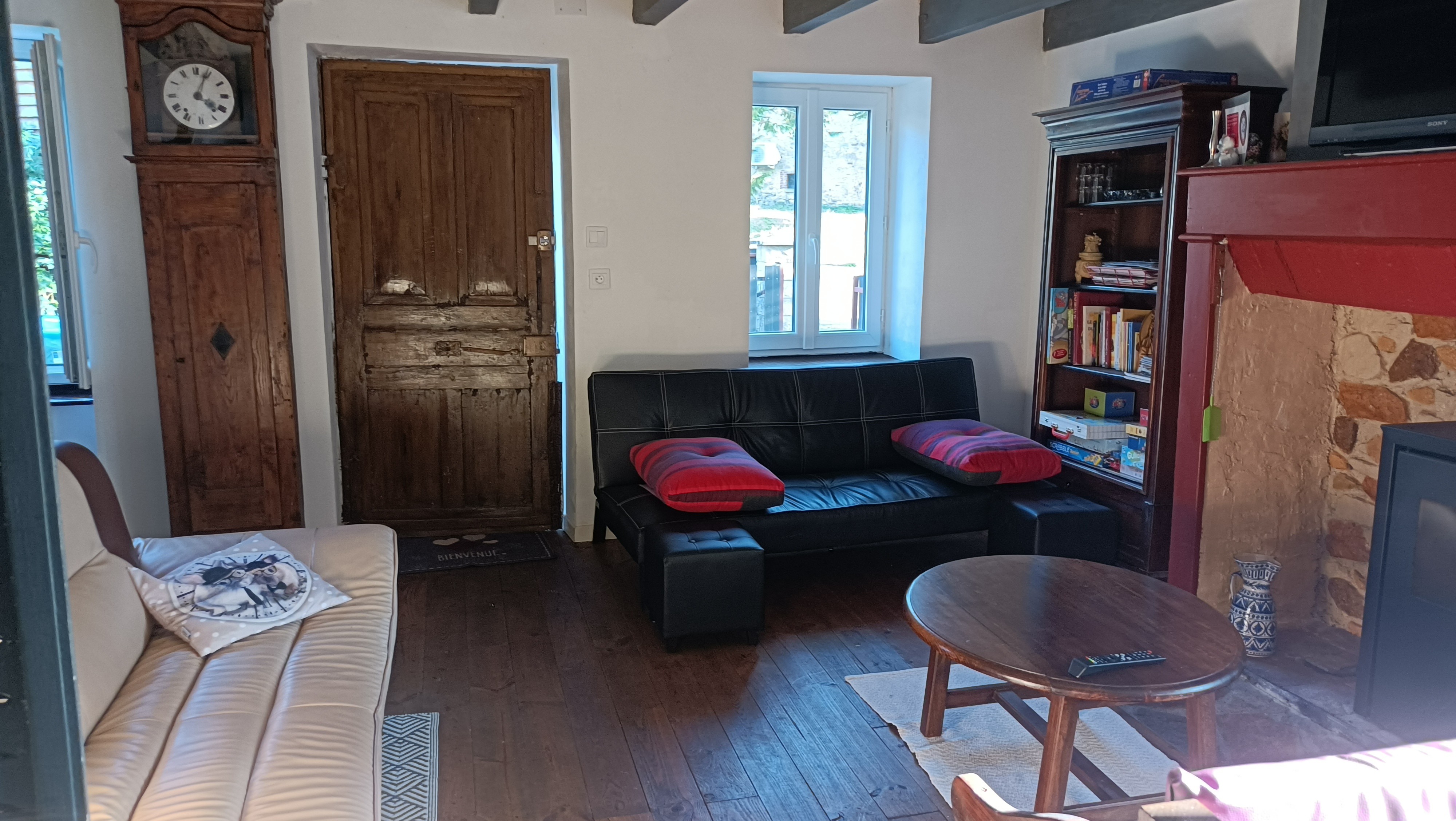 "Chez Guéguette" à Saint Jean Saint Gervais : le salon