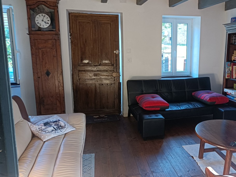 "Chez Guéguette" à Saint Jean Saint Gervais : le salon