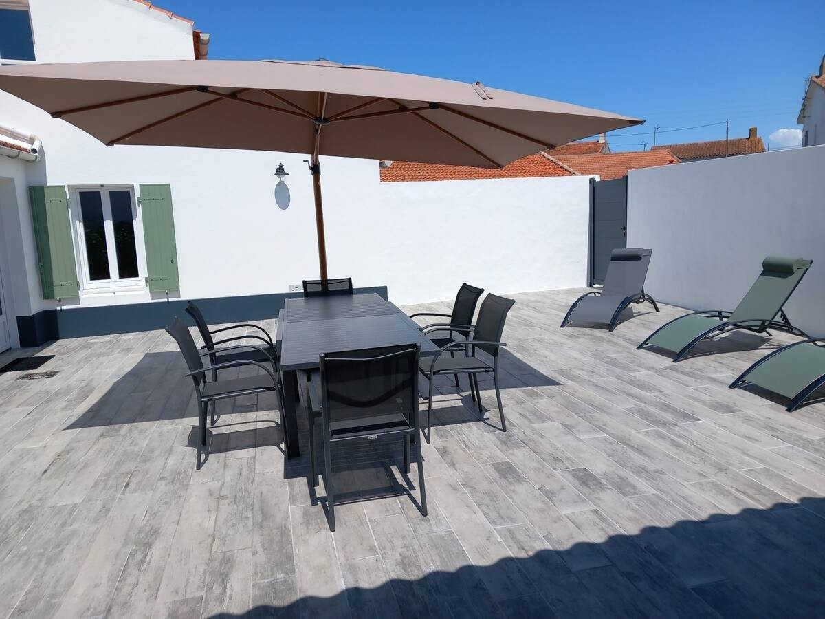 Terrasse à l'arrière