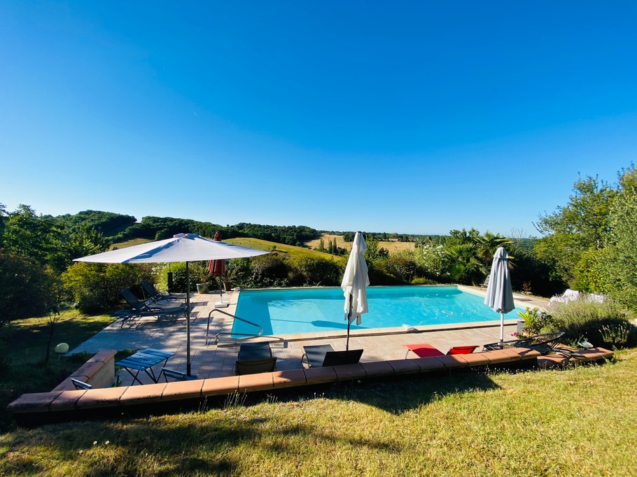 Tarn, occitanie, la piscine