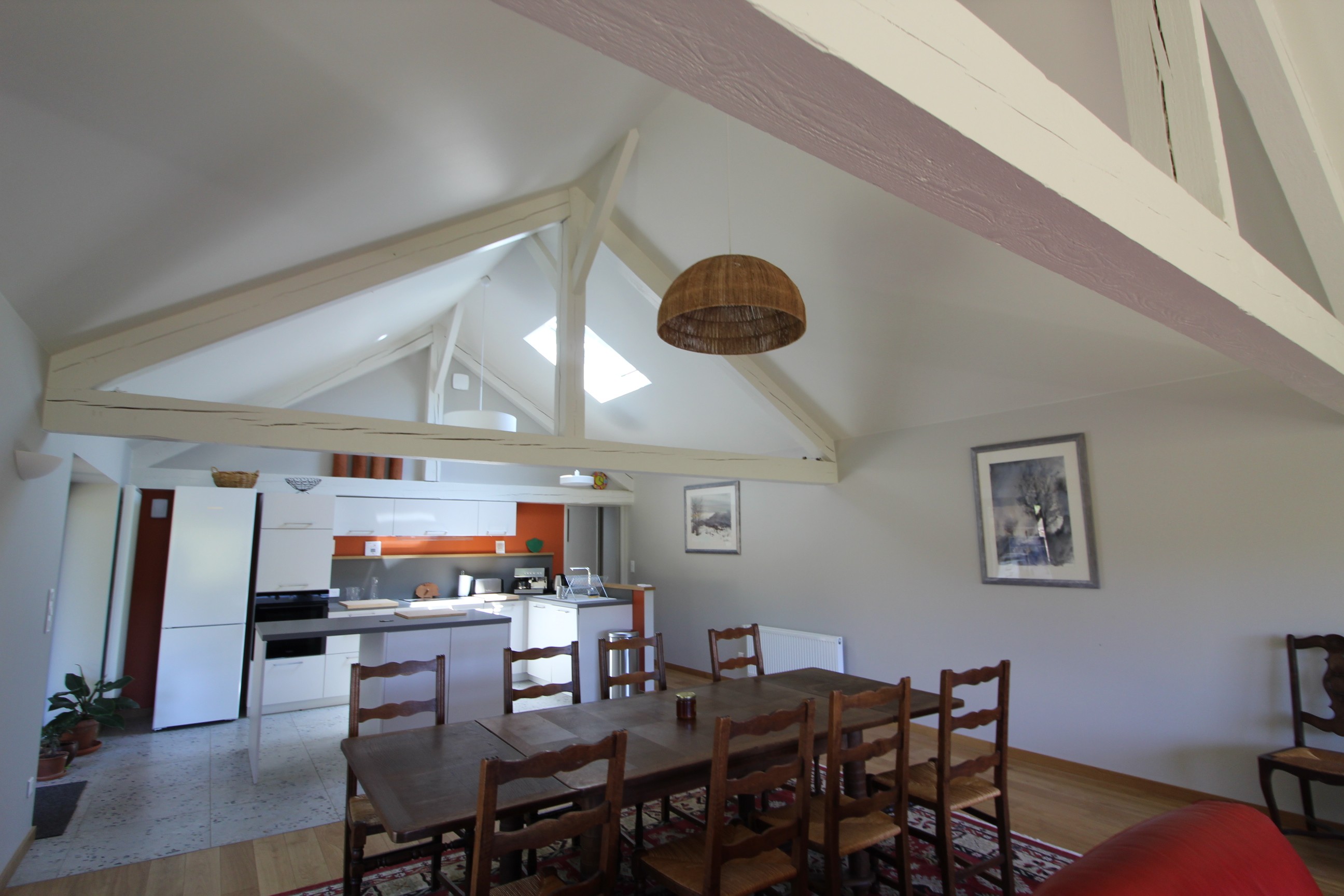 Espace repas - Gîte Les Vieux Champs