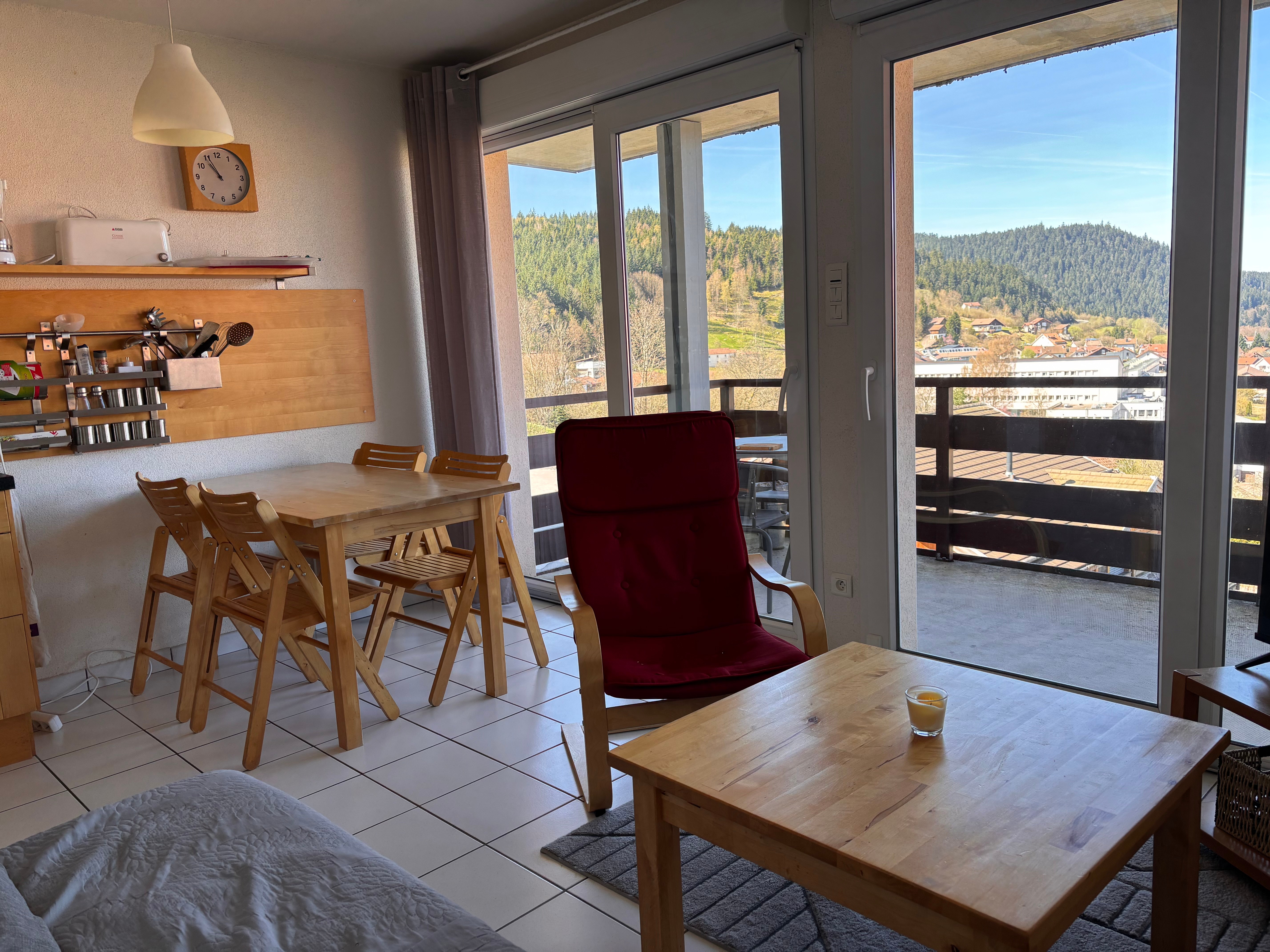 Salon / séjour - Appartement avec terrasse à Gérardmer