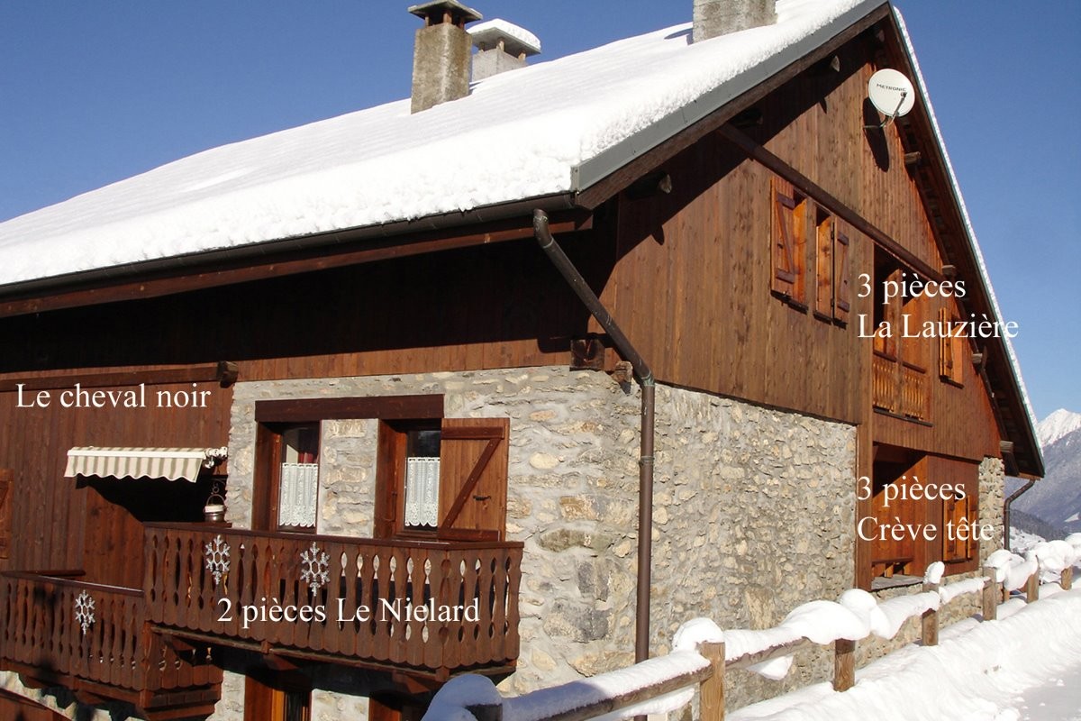 Chalet situation des appartements