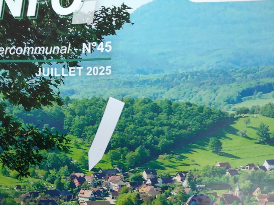 Les gîtes se situent à l'endroit fléché