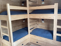 Chambre Le Croise Baulet , 4 lits simples, Rdc