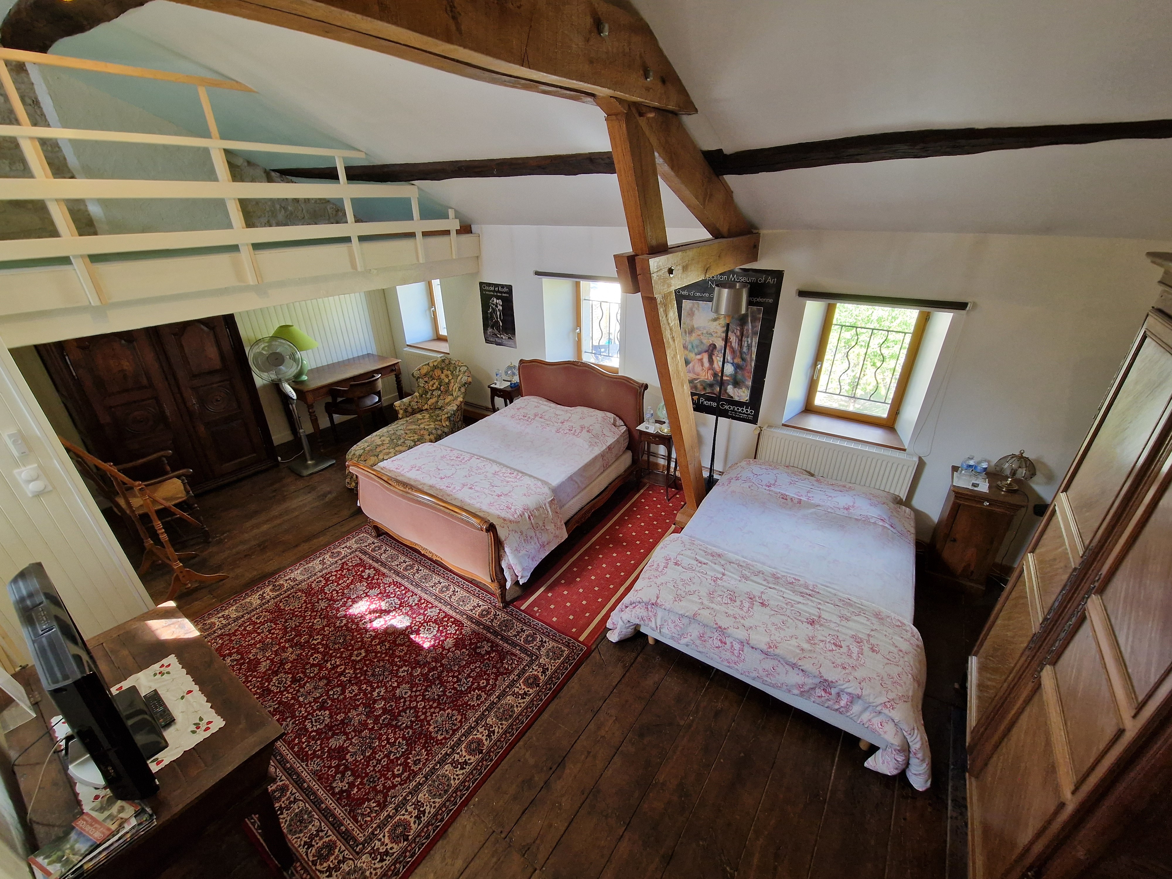 Très grande pièce spacieuse - Chambre Marie Stuart, Chambres d'hôtes Le Val du Roy