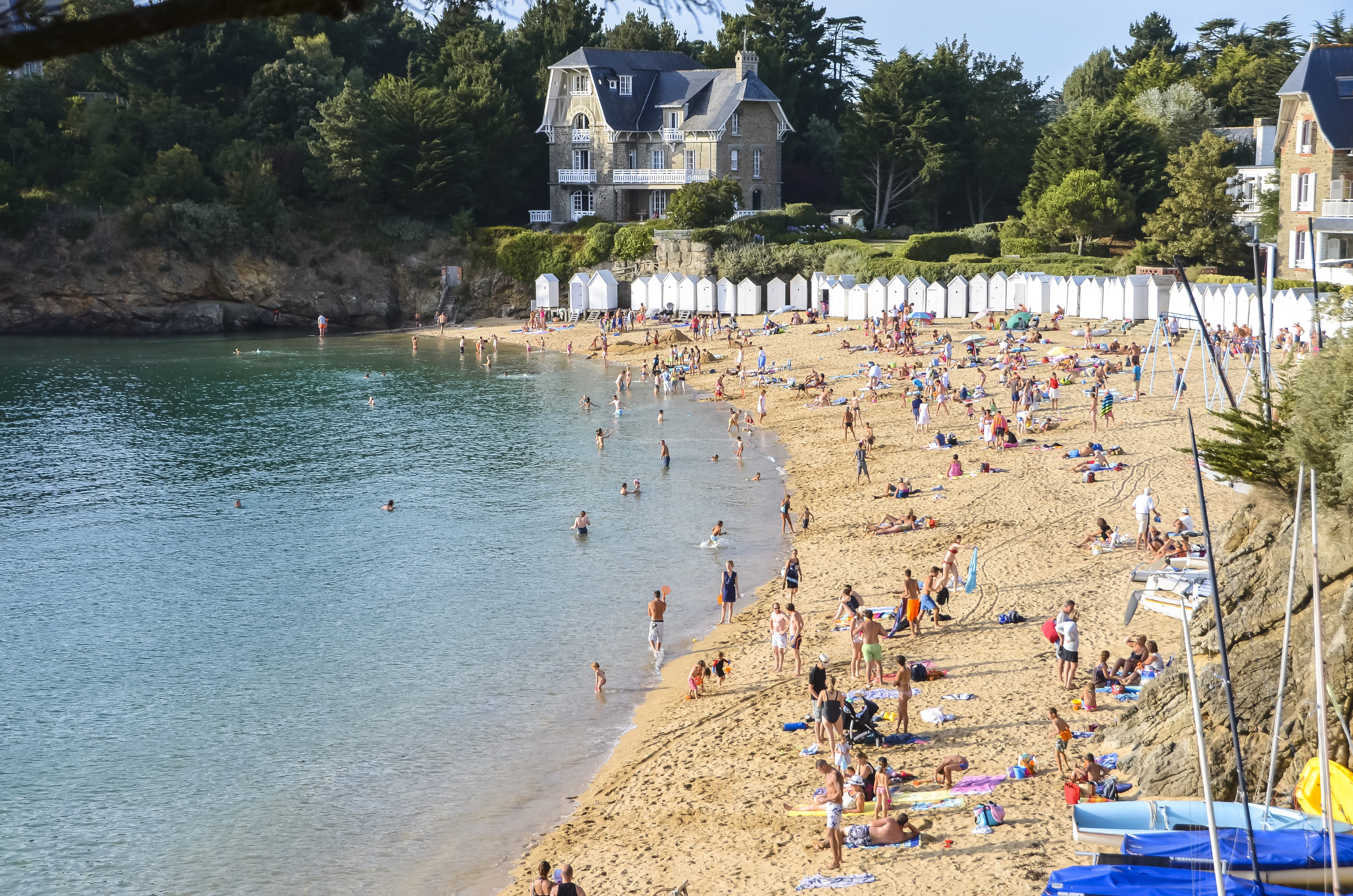 L'une des nombreuses plages de Saint-Briac-sur-Mer proche du Nessay. 