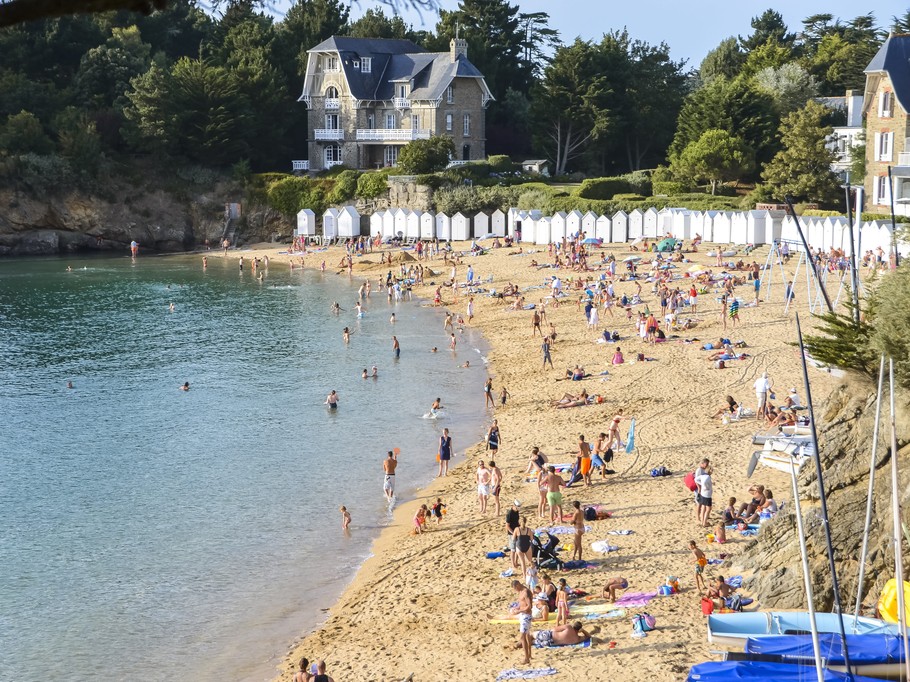 L'une des nombreuses plages de Saint-Briac-sur-Mer proche du Nessay.