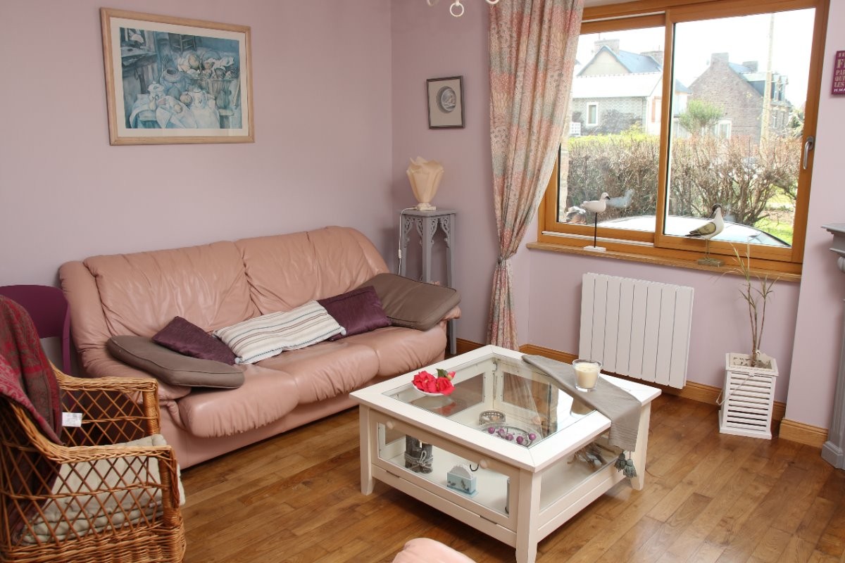 les galets, location, appartement, Pléneuf Val André, Mme Bidan Claudine,salon