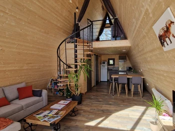 Chalet Renard - Salon / séjour et cuisine