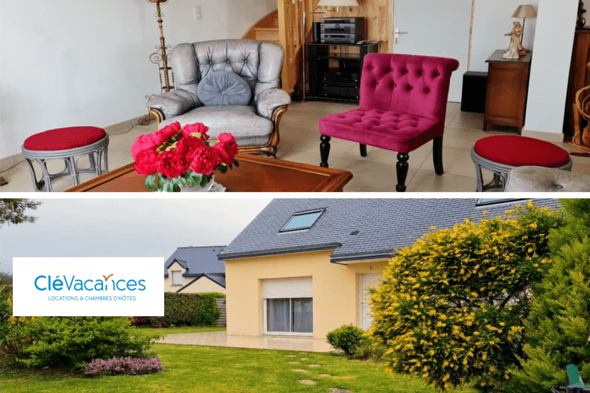 Entre "Terre et Mer", à 3 minutes de la plage, agréable pavillon- Saint-Alban près de Pléneuf Val André