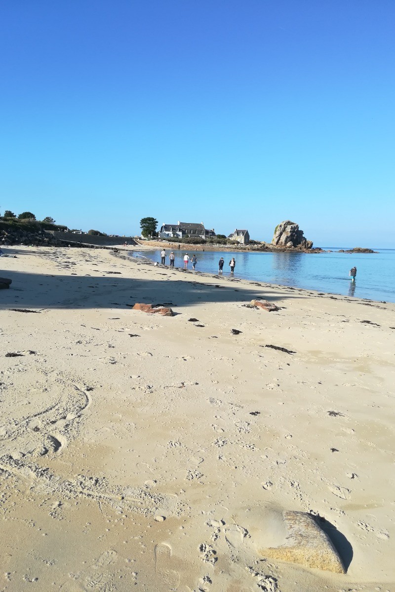 La plage la plus proche : Pors scarff