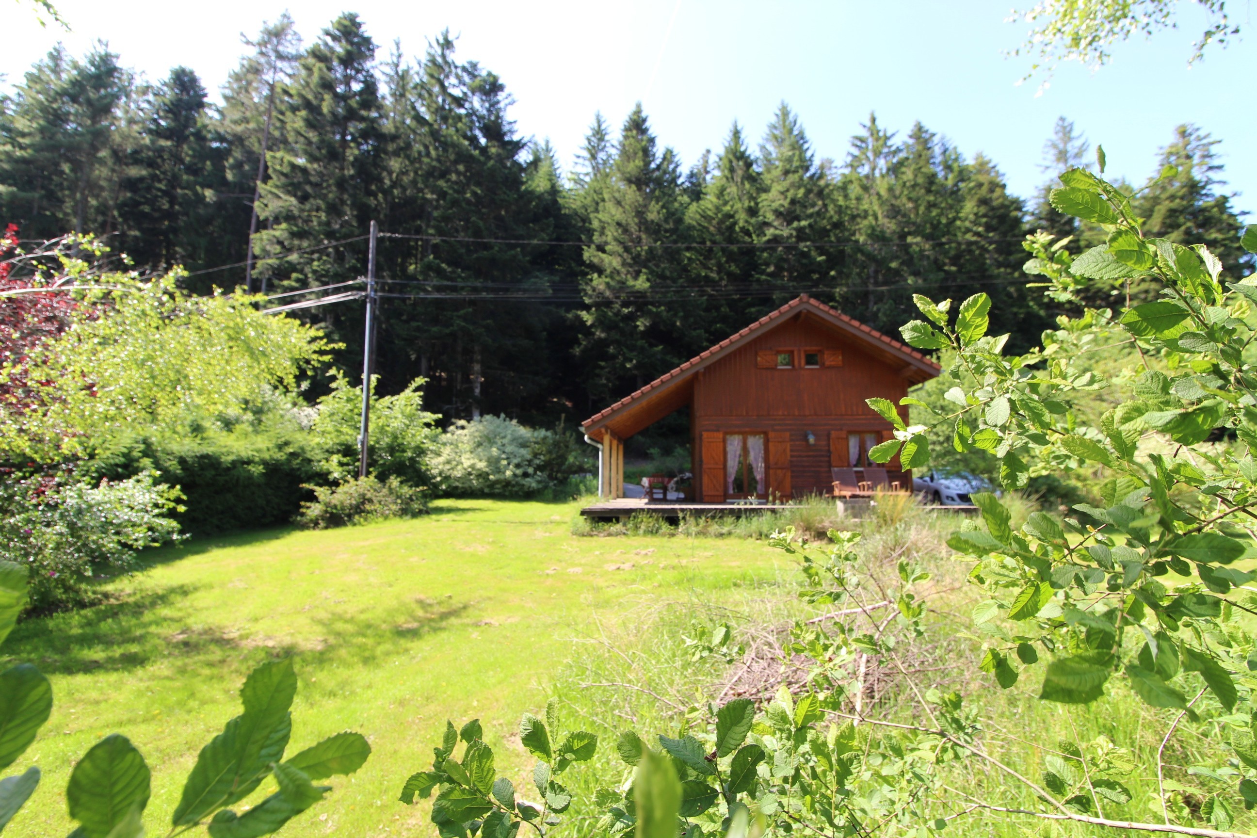 Chalet en bois tout confort aux Rouges-Eaux – Nature, jardin, randonnées Vosges